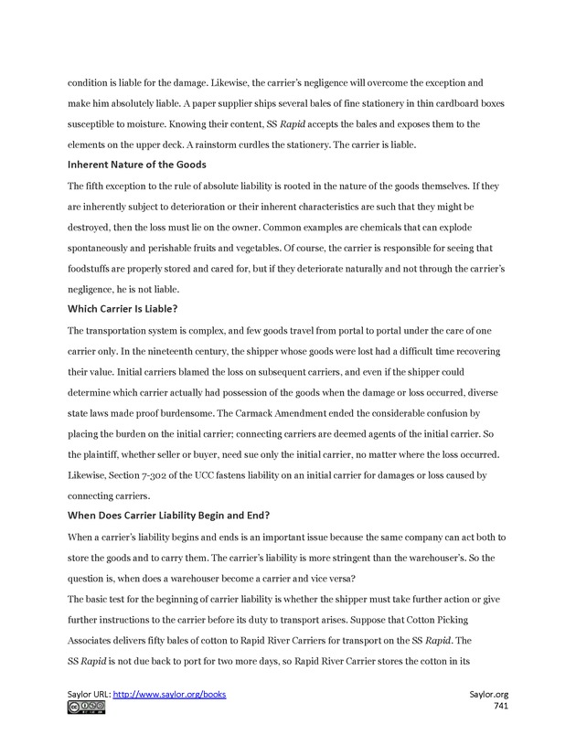 Business Law and the Legal Environment - Page 741